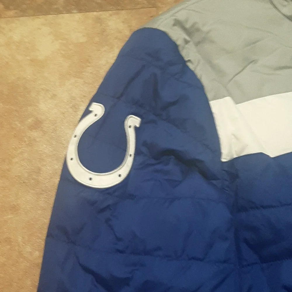 New. G-III Indianapolis Colts Perfect Game Blue/White Full-Zip Jacket. Medium. - Picture 3 of 8